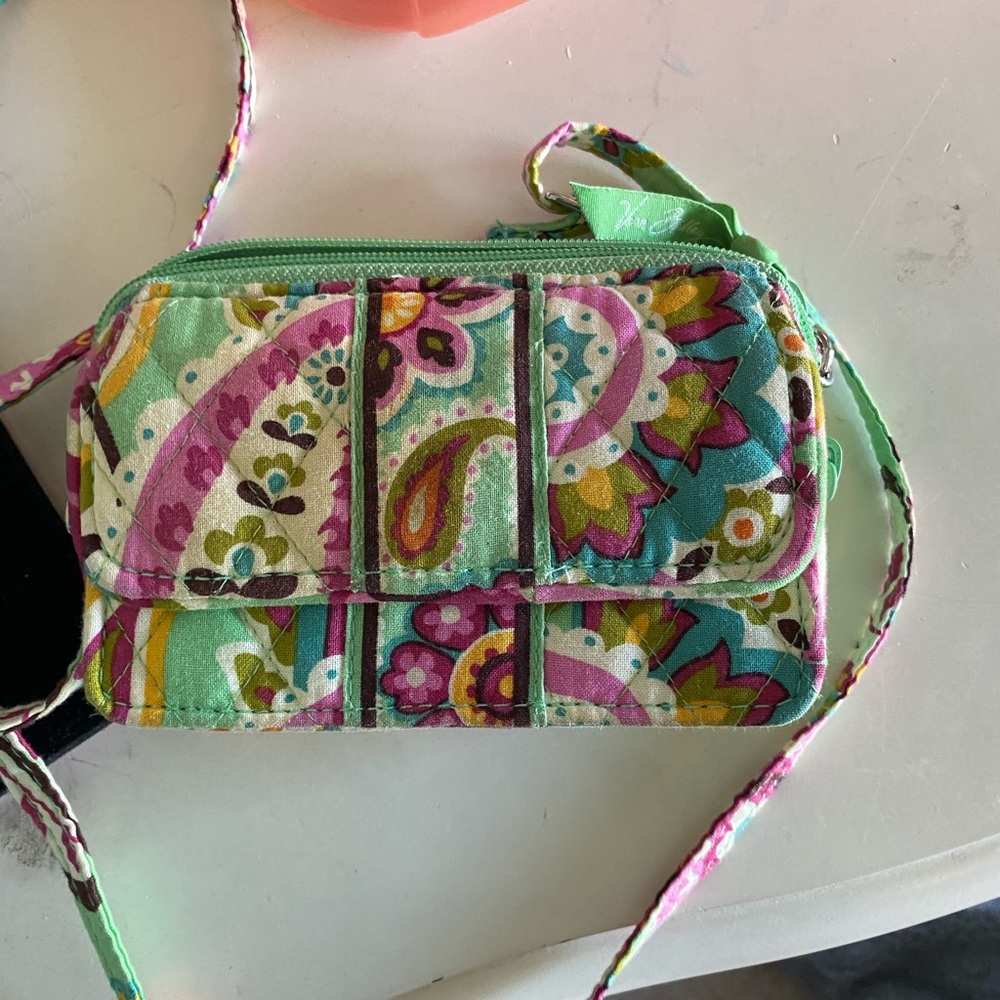 Vera Bradley over the shoulder wallet/purse